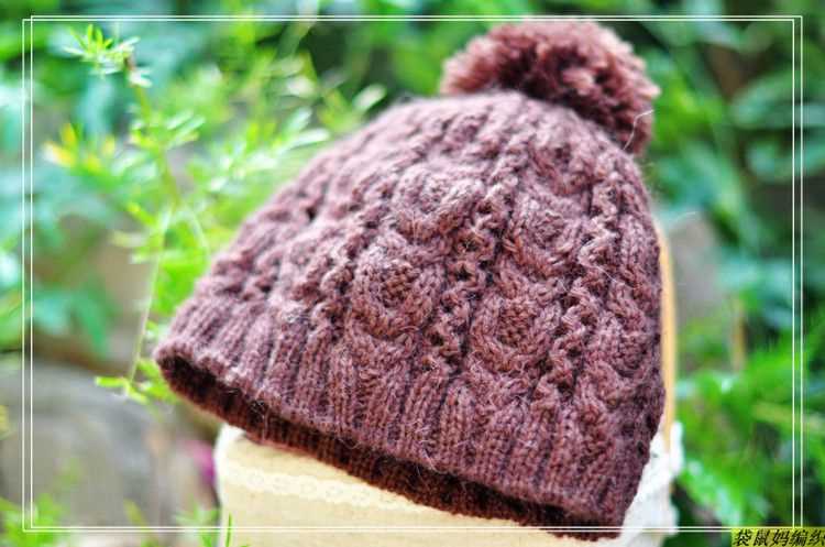 Aran hat knitting pattern