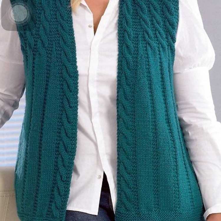 Easy knit vest free pattern