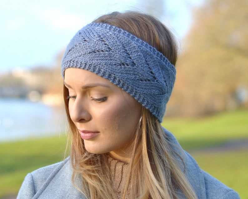 Summer headband knitting pattern