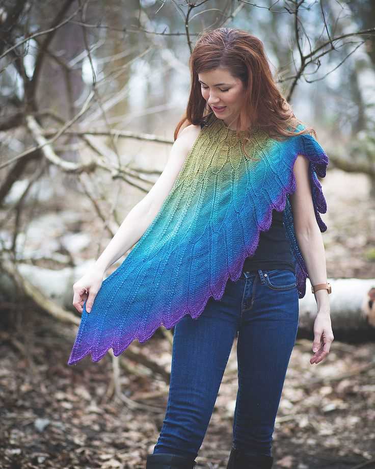 Free wingspan shawl knitting pattern