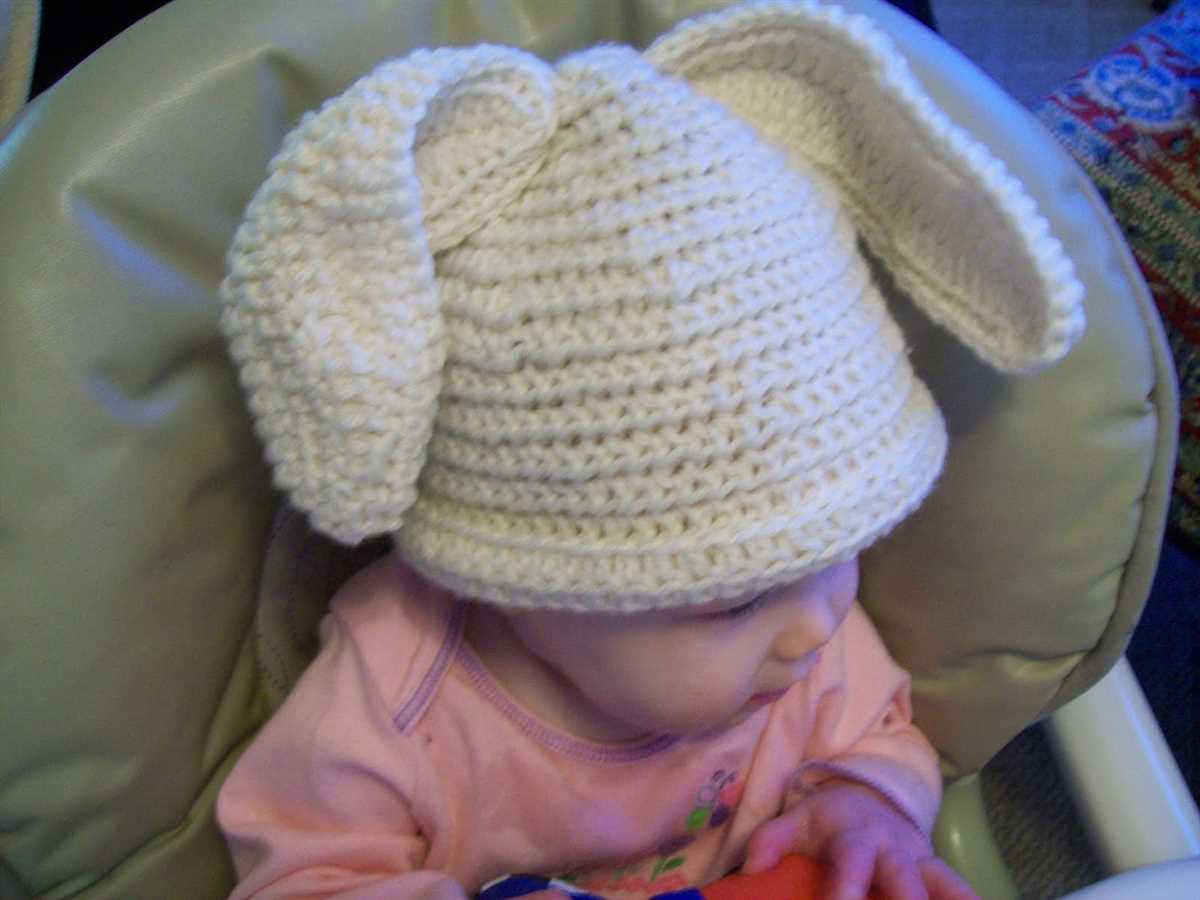 Floppy brim hat knitting pattern