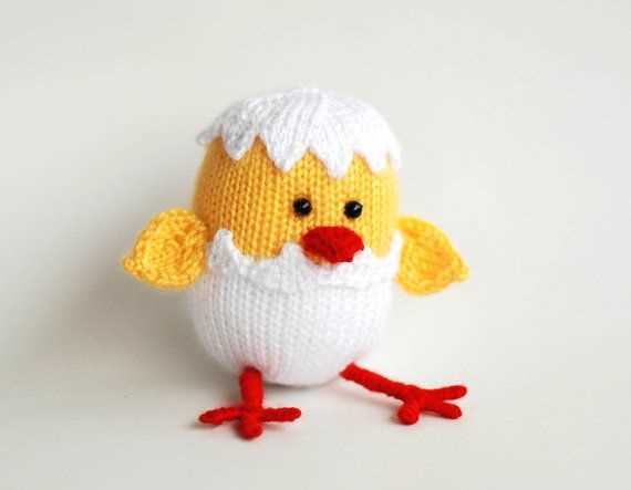 Chick and egg knitting pattern