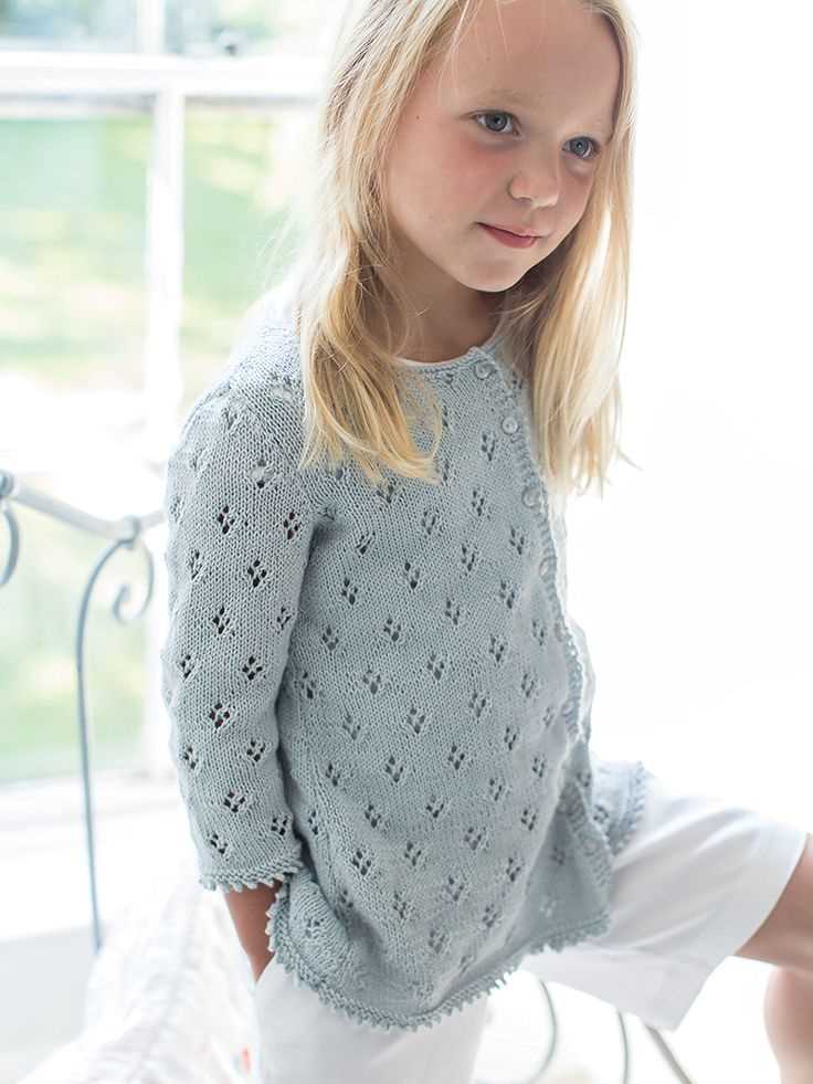 Childs ballet cardigan knitting pattern