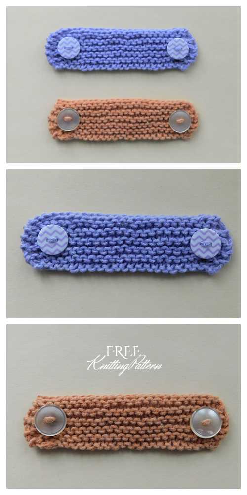 Knit ear savers pattern