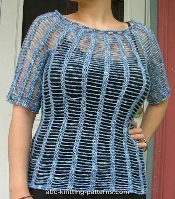 Knitting patterns for ladies summer tops