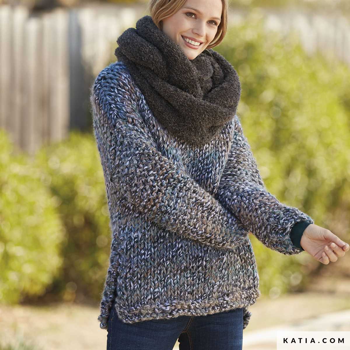 Easy chunky jumper knitting pattern
