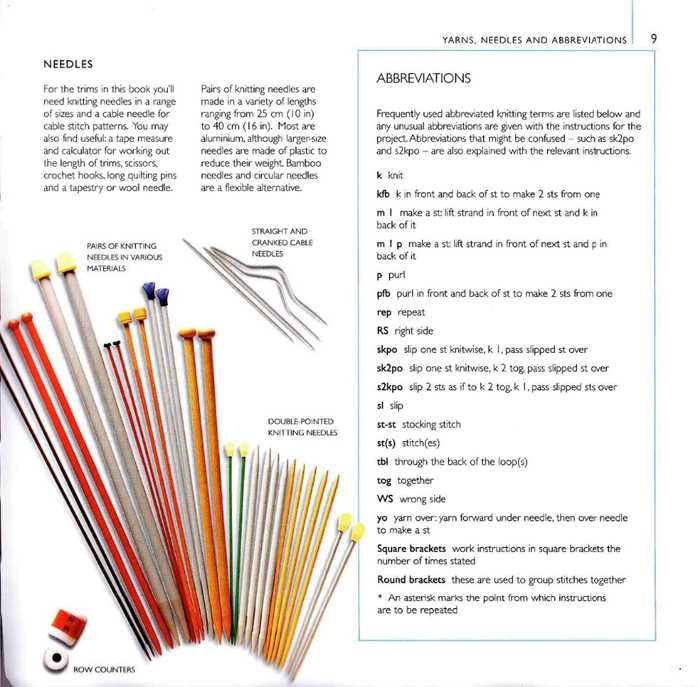 Size 7 knitting needle patterns