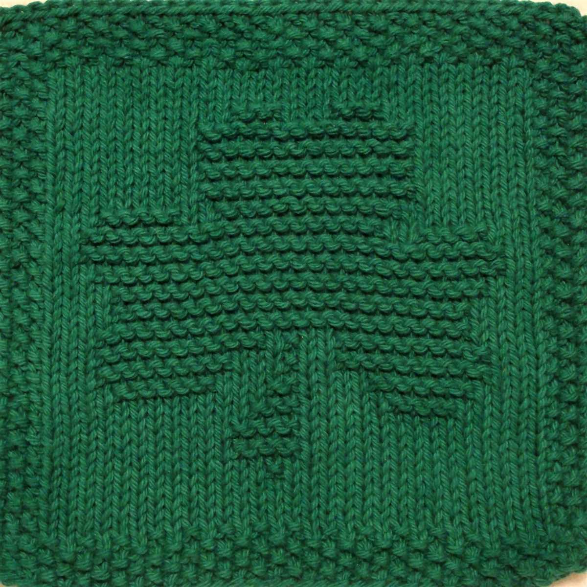 Free shamrock knitting pattern