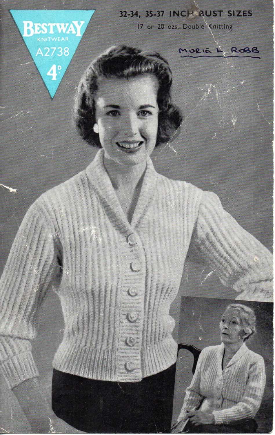 Vintage knitting patterns for ladies