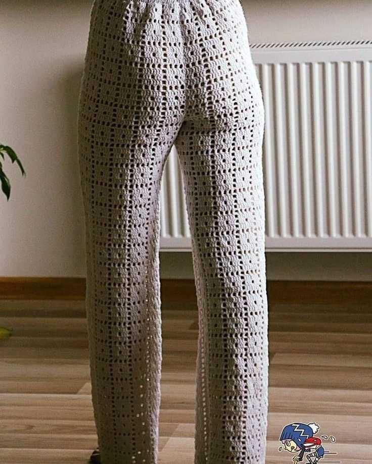 Knitted trousers pattern