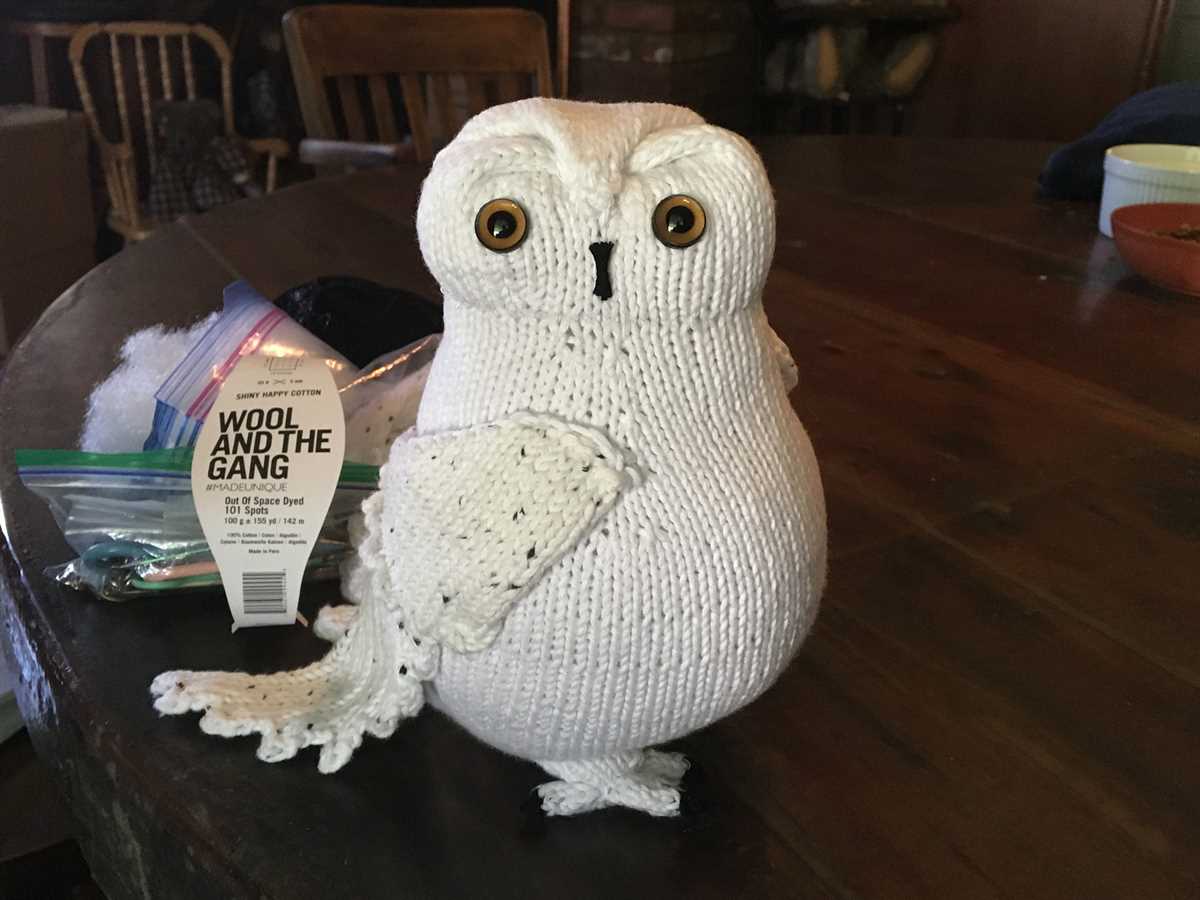Hedwig owl knitting pattern