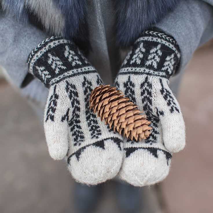 Mens mittens knitting pattern