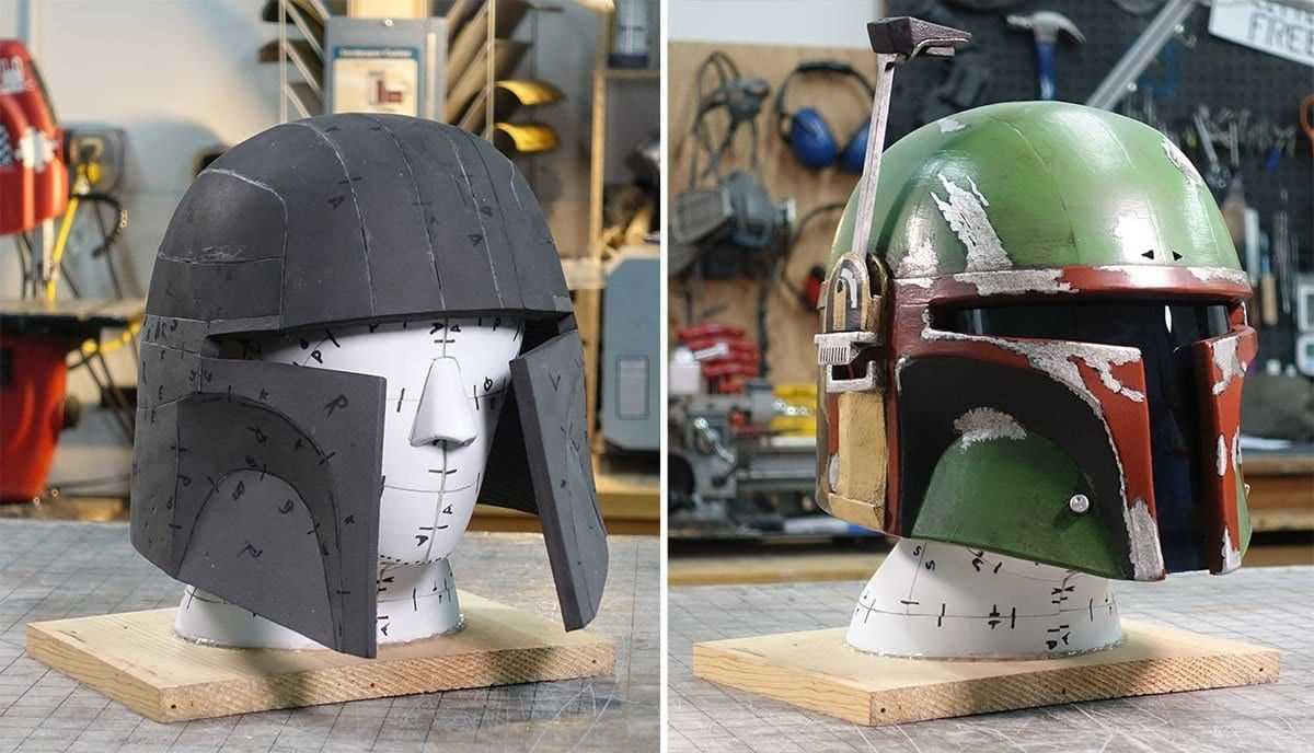 Boba fett knit hat pattern