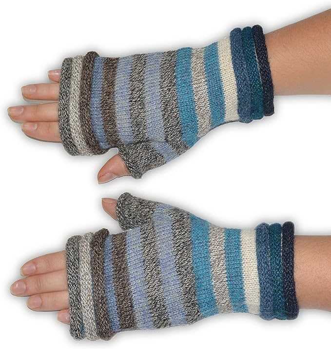 Free knitting pattern for ladies half finger gloves