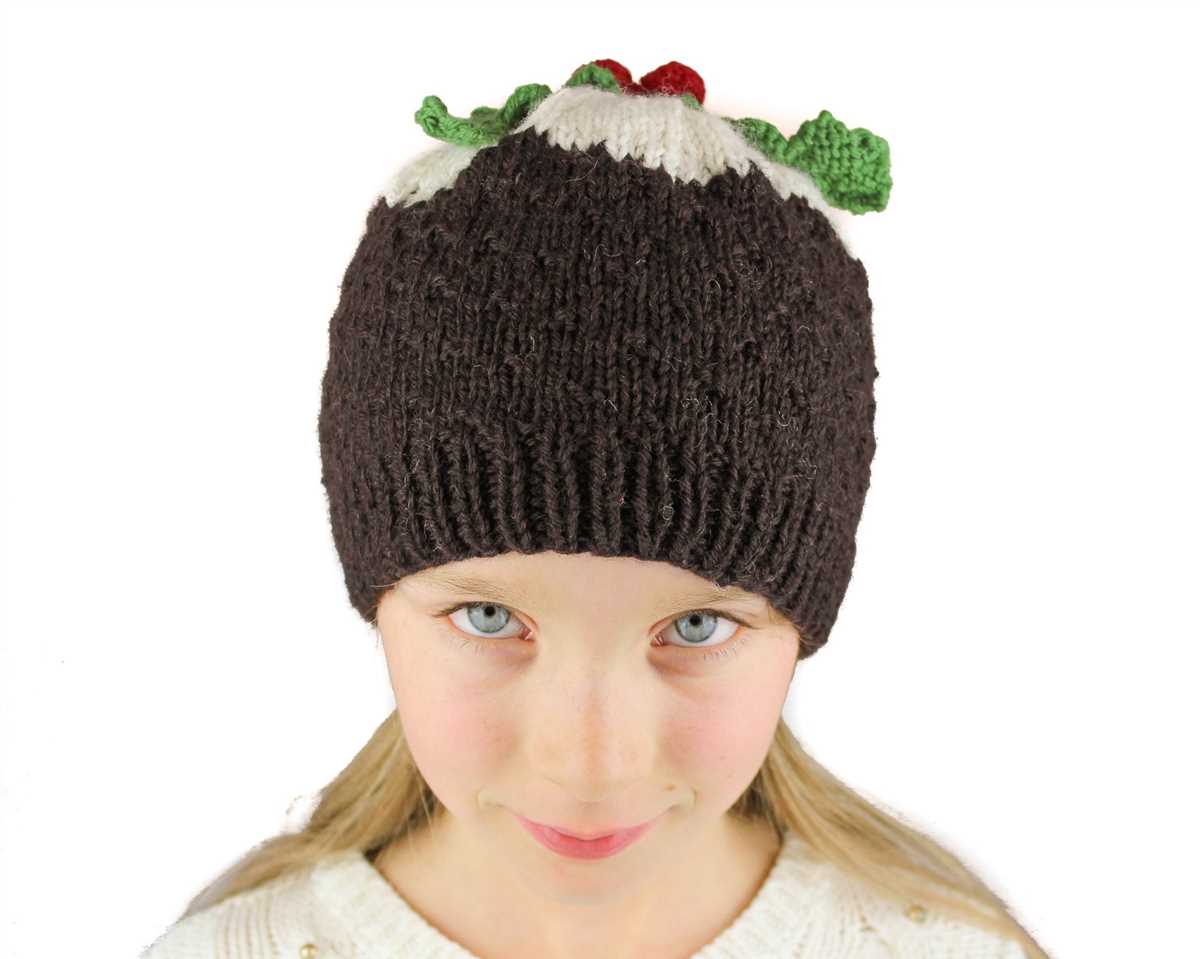 Childs christmas hat knitting pattern