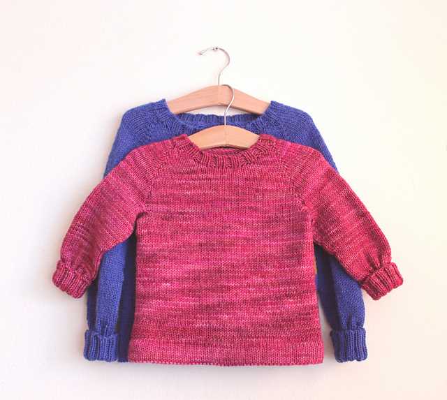 Free knitting pattern for top down raglan sweater