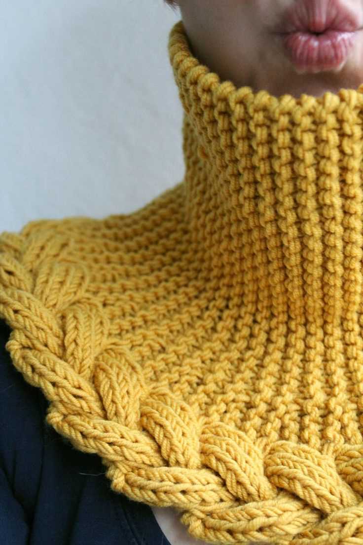 Easy knit cowl pattern