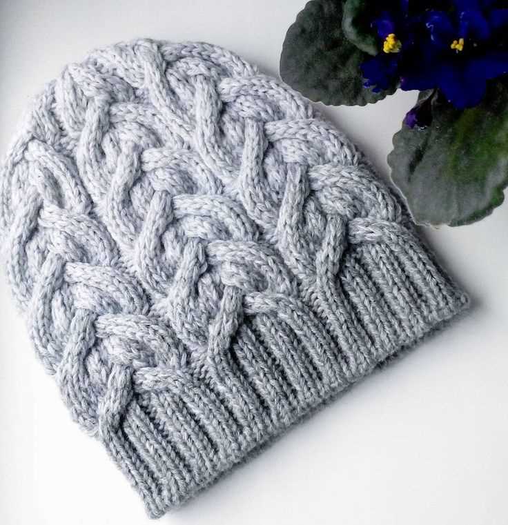 Cable hat knit pattern