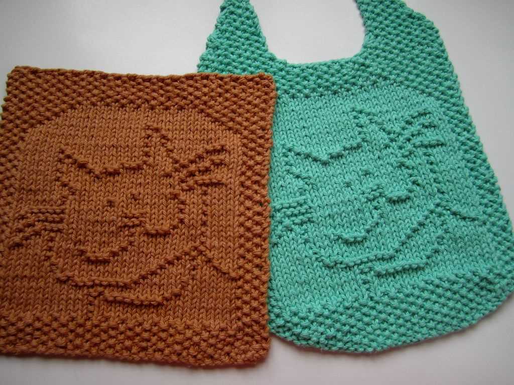 Knitted animal dishcloth patterns