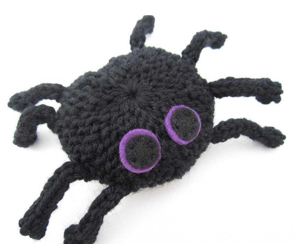 Free toy spider knitting pattern