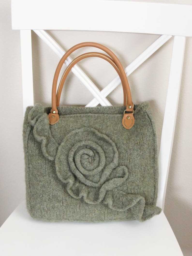 Knit felted bag pattern free