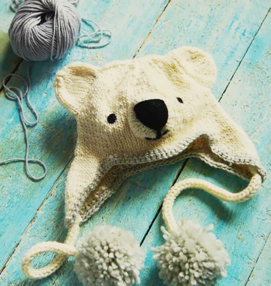 Polar bear knitting pattern