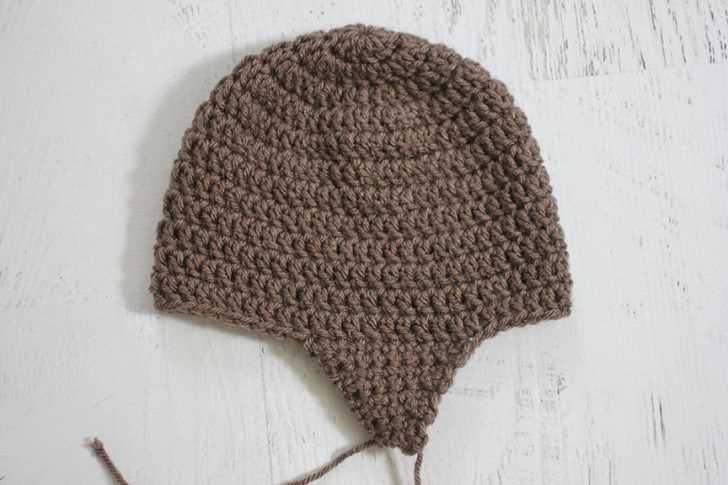 Aviator hat pattern knitting