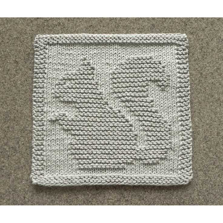 Washcloth knitting pattern