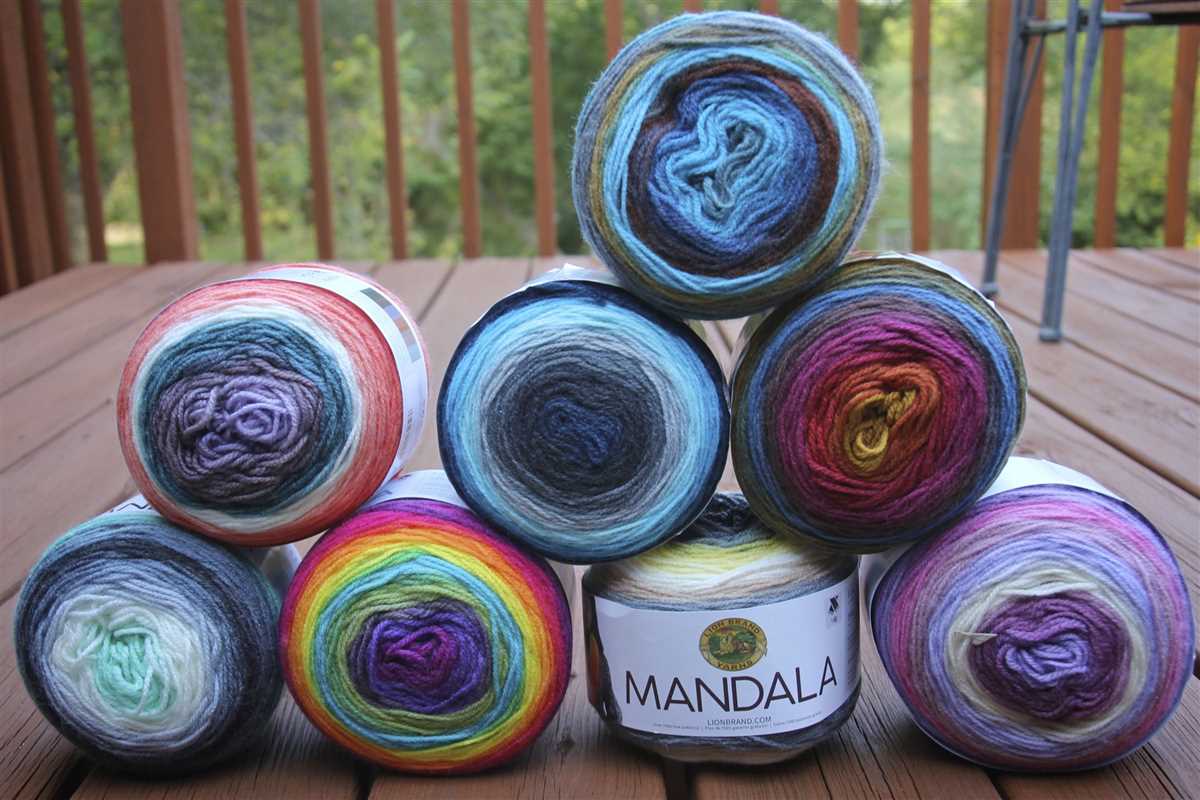 Knitting patterns for mandala yarn