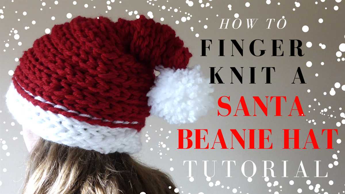 Knit your own festive Santa hat with this free pattern! Free santa hat knitting pattern