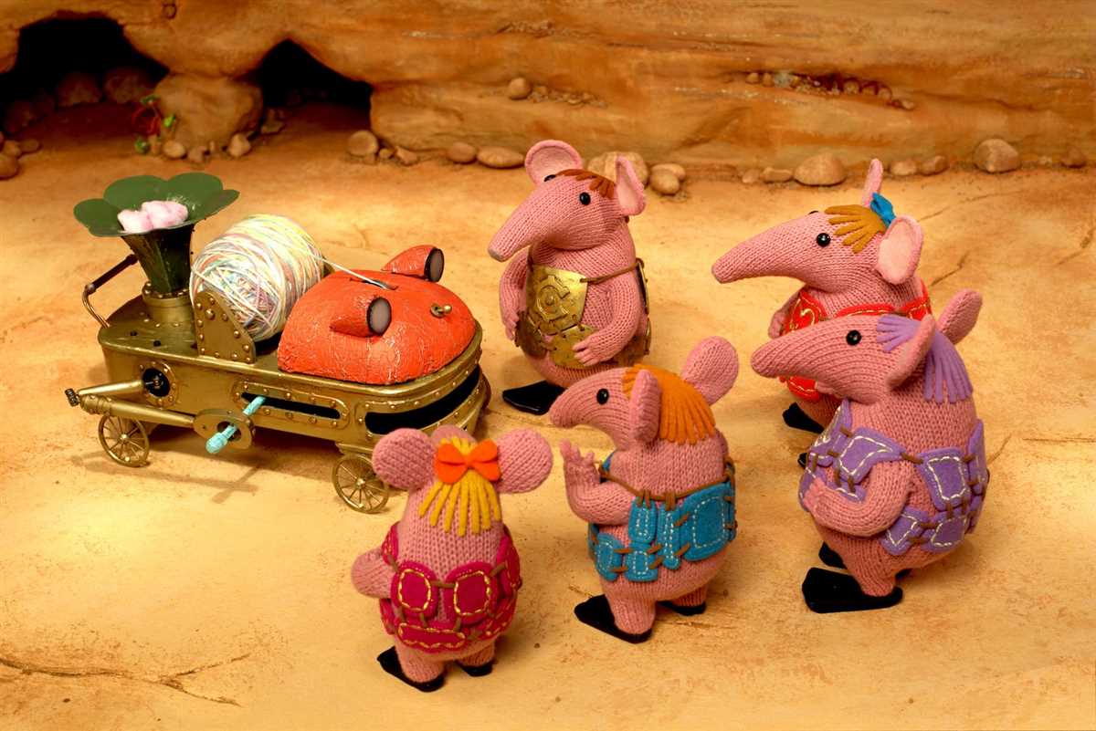 Clangers sky moo knitting pattern