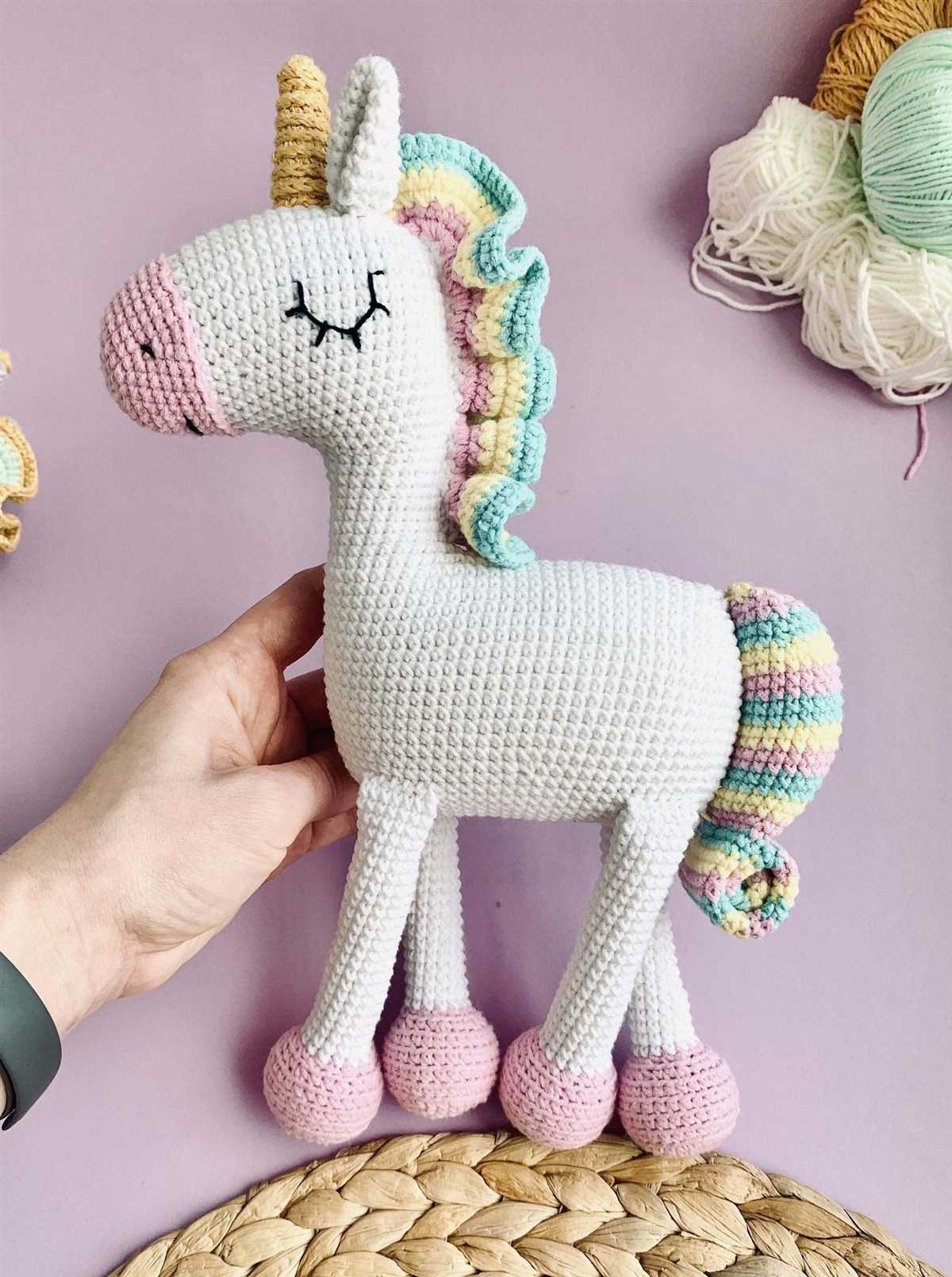 Unicorn knitting pattern pdf