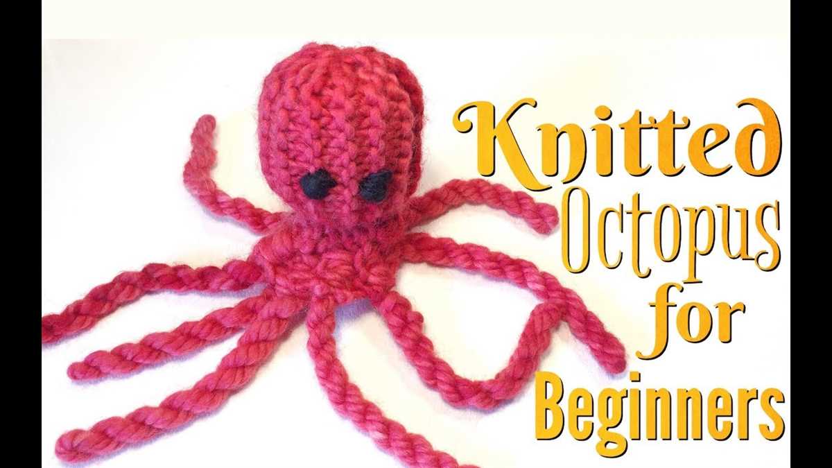 Knitting pattern for worry worms