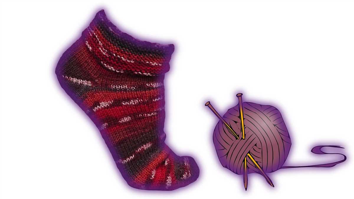 2 needle slipper knitting pattern