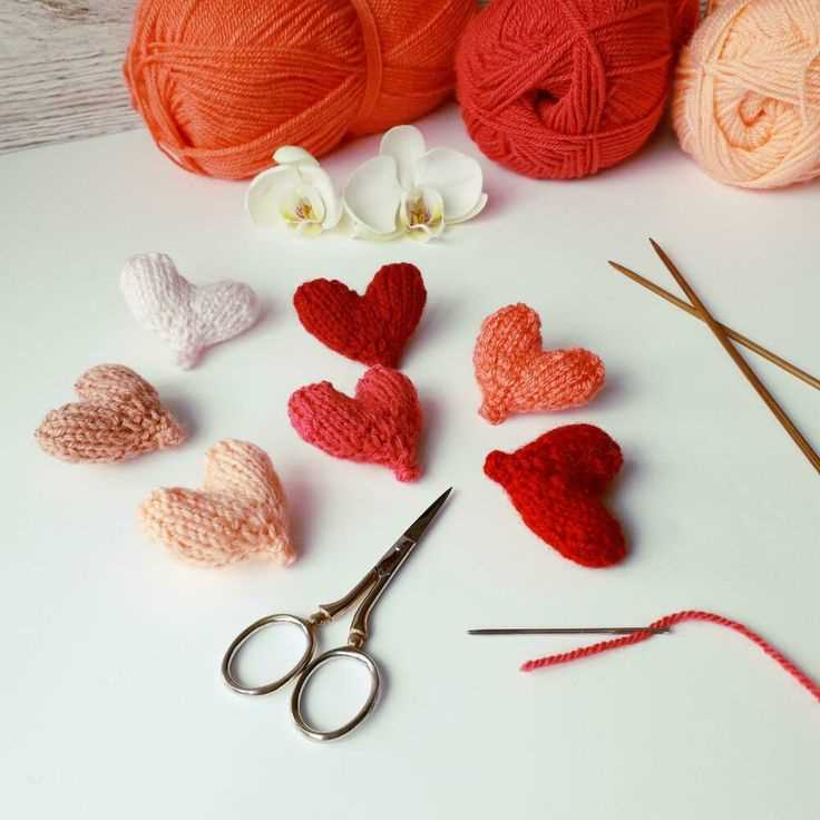 Knitted hearts free patterns