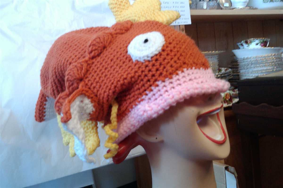 Knitting pattern for pokemon hat