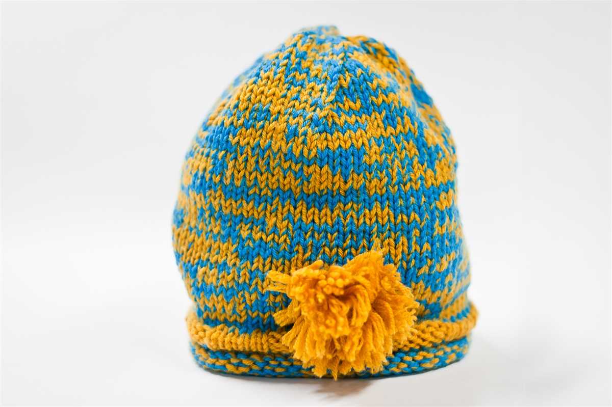Woolen cap knitting pattern
