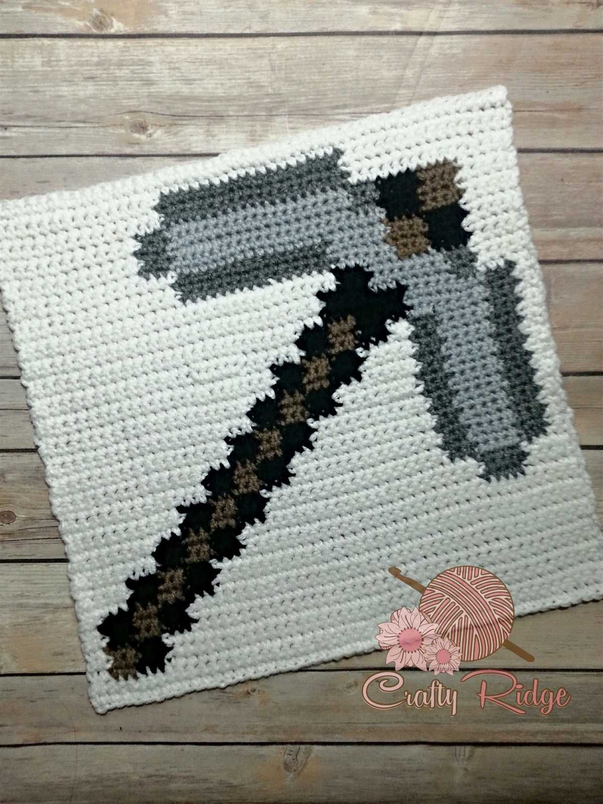 Minecraft knitting pattern jumper