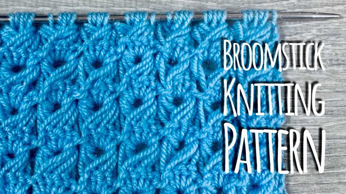 Broomstick lace knitting patterns