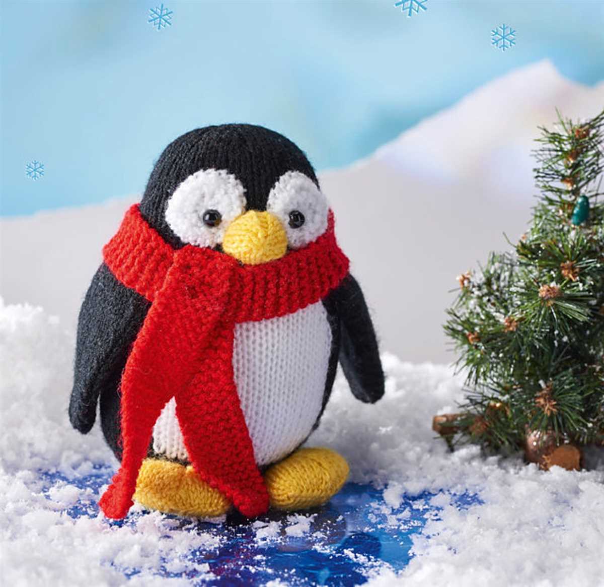 Knitted penguin toy pattern free