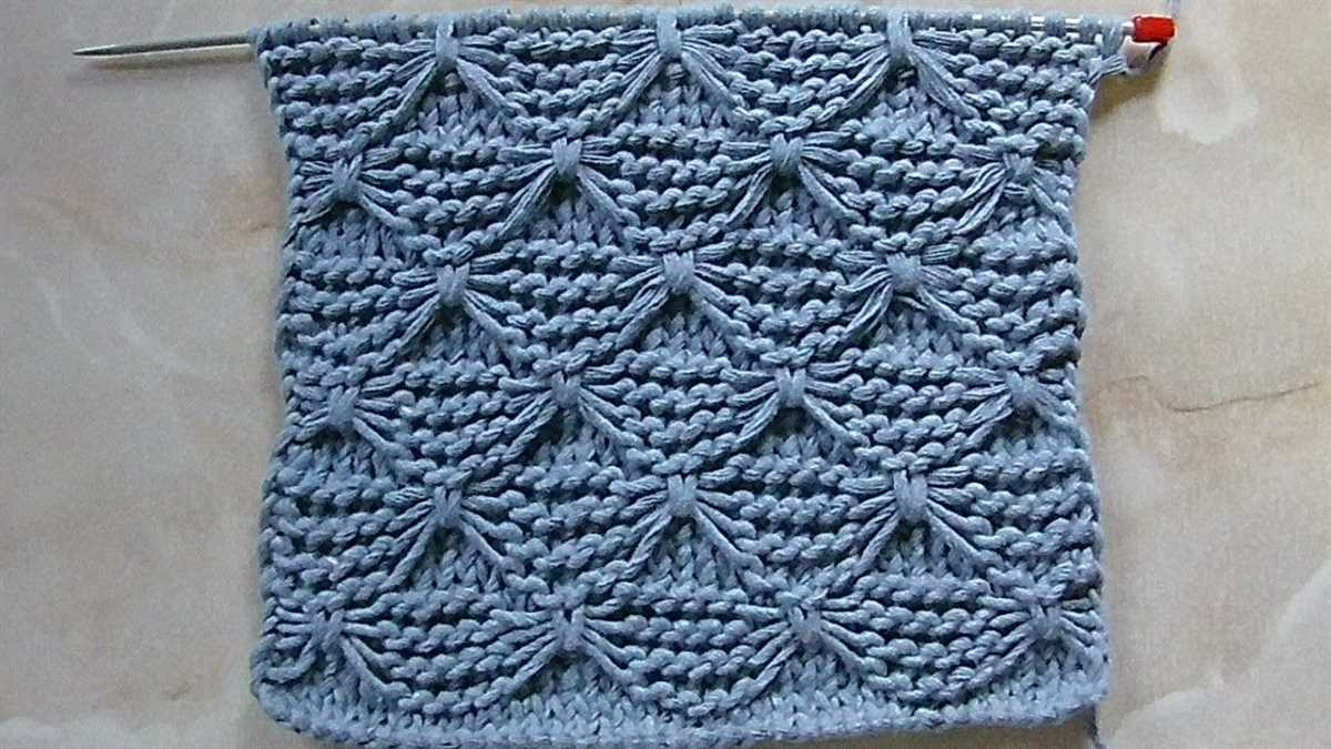 Butterfly knitting pattern scarf
