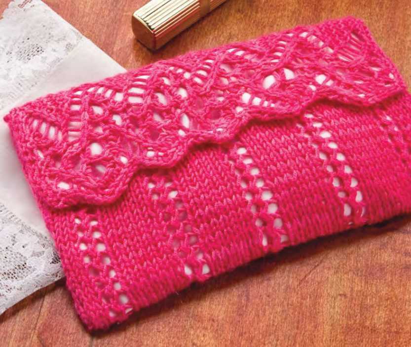 Knitting pattern wallet