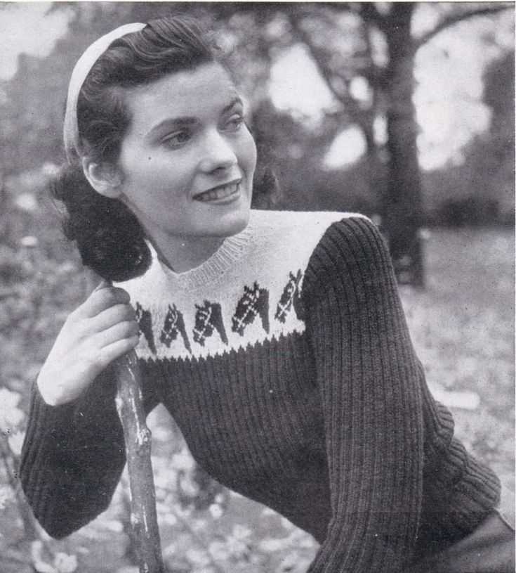 Vintage knitting pattern archive
