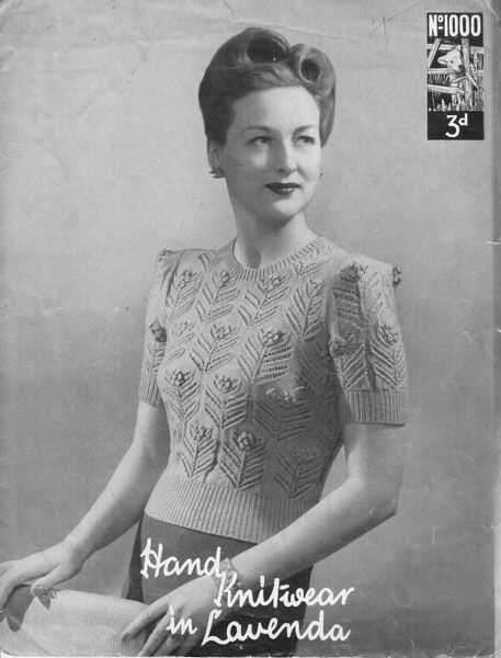 Vintage knitting patterns for ladies