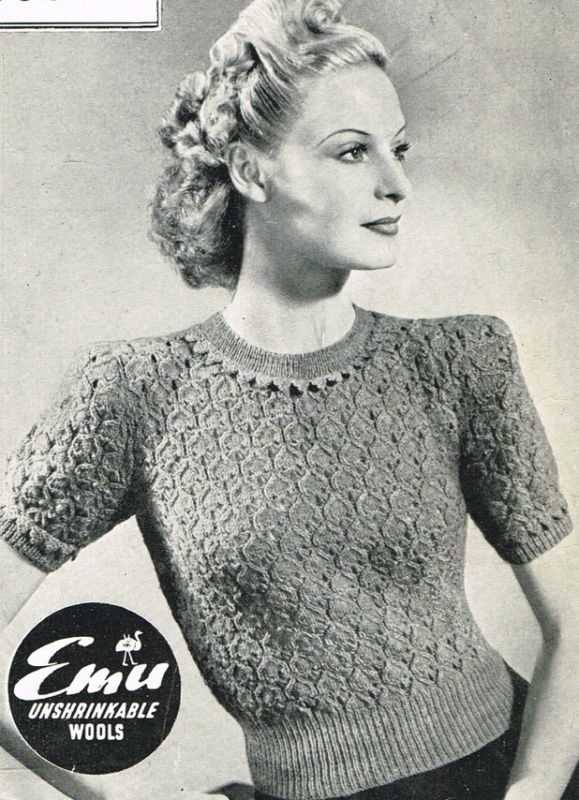 Vintage knitting patterns for ladies