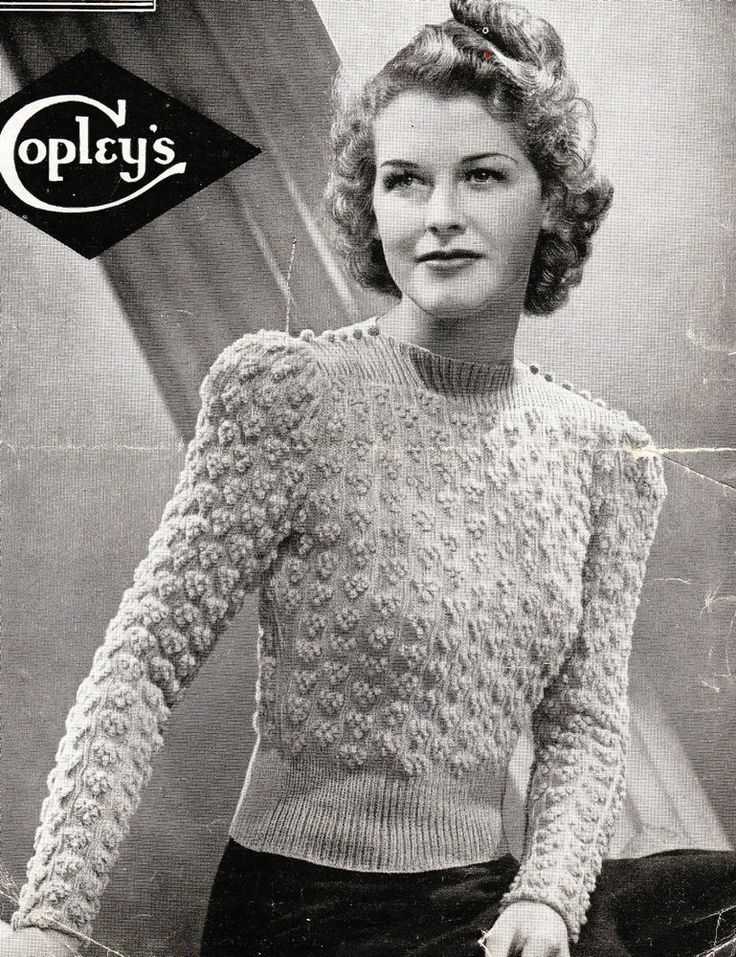 Vintage knitting patterns for ladies
