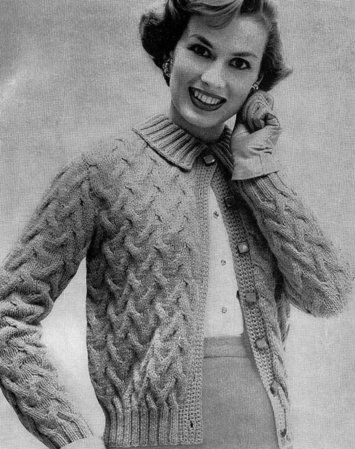 Vintage knitting patterns 1950s