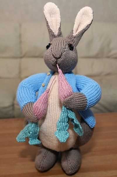 Vintage rabbit knitting pattern