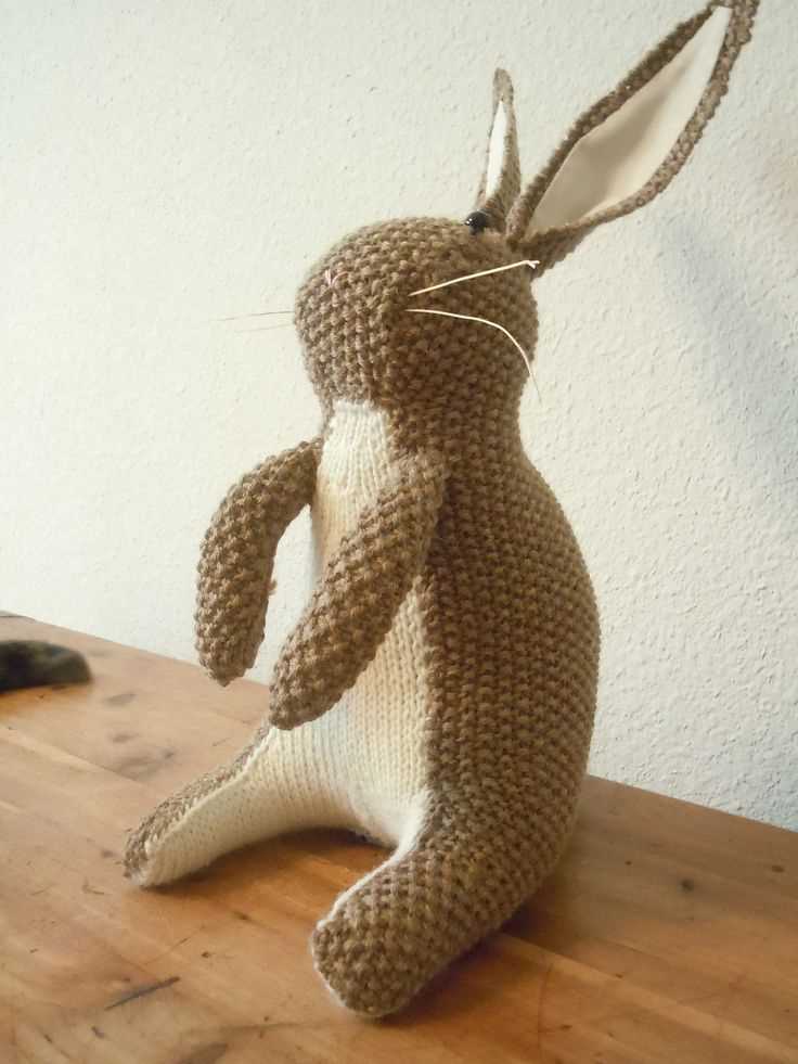 Vintage rabbit knitting pattern