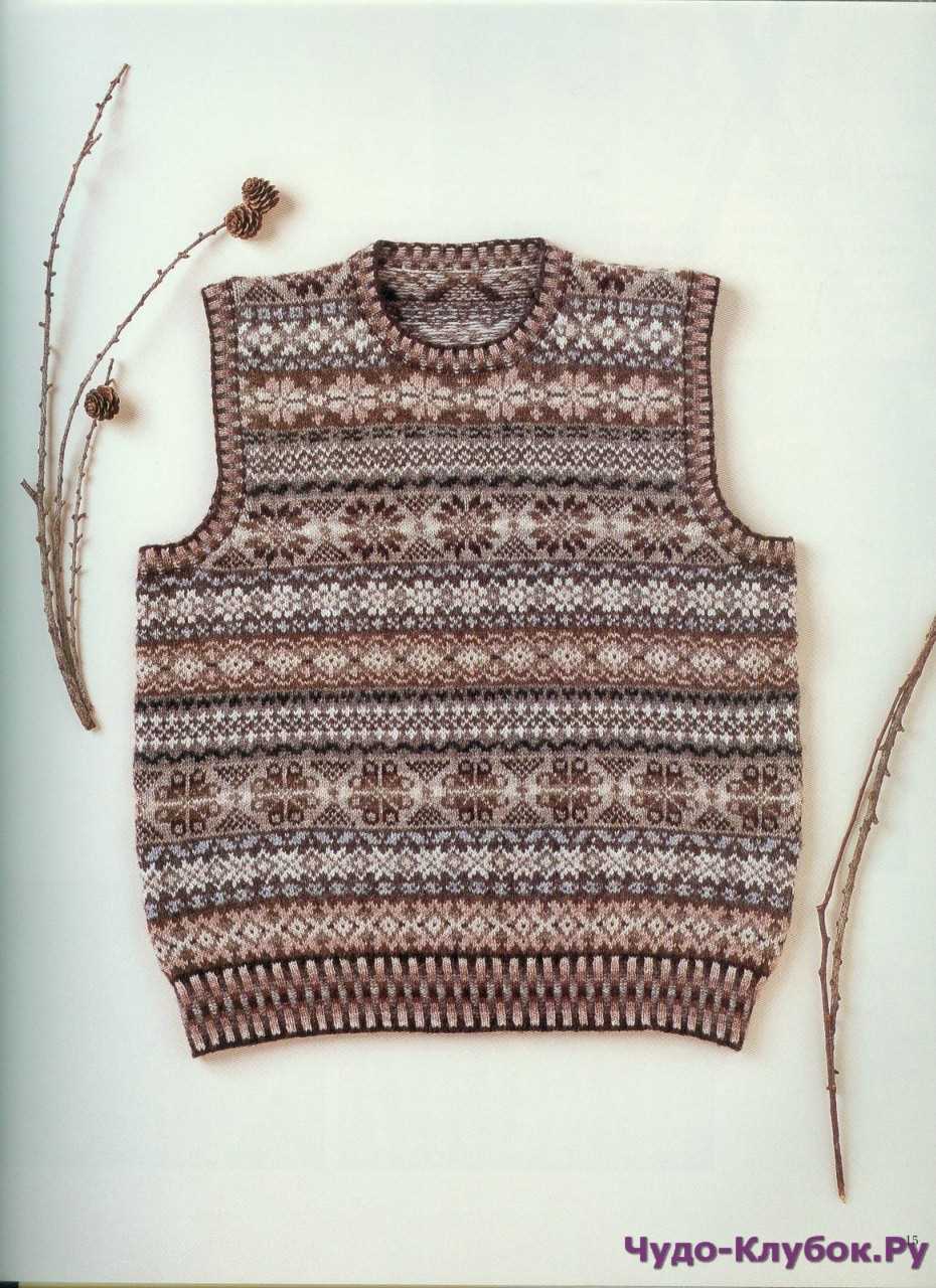 Vintage vest knitting pattern